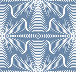 Vector stripy endless pattern, art continuous geometric backgrou