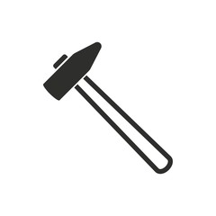 Hammer - vector icon.