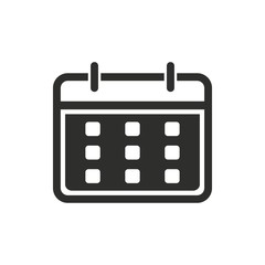 Planning calendar - vector icon.