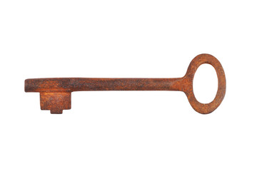 Vintage rusty key
