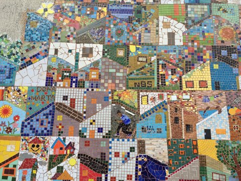 Mosaic in Santa Marta