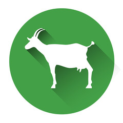 Goat Farm Animal Silhouette Icon