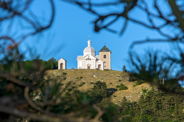 Chapels on the Holy Hill, Mikulov, South Moravia, Czech republic