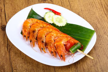 Prawn skewer