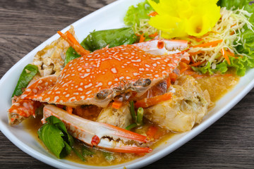 Boiled crab