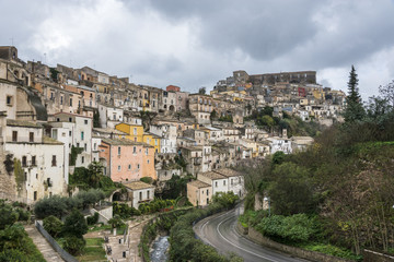 Fototapeta na wymiar Ancient town of Ragusa. Sicily. Italy.