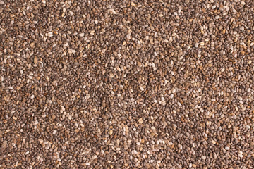 Close on Chia seeds