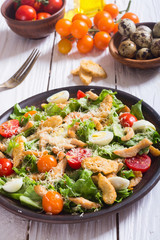Healthy Chicken Caesar Salad