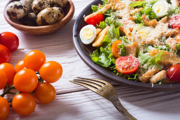 Healthy Chicken Caesar Salad