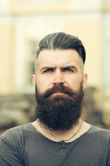 Fototapeta premium Bearded man outdoor