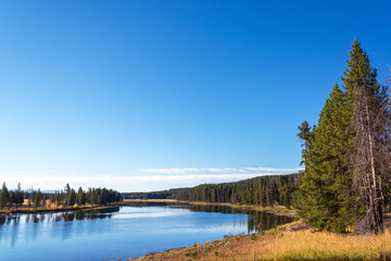 Obraz premium Yellowstone River Landscape