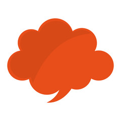 speech bubble color message icon
