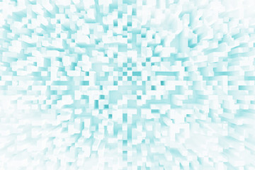 Blue cube background