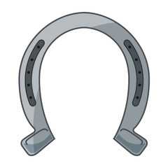 horseshoe luck metal wild west icon