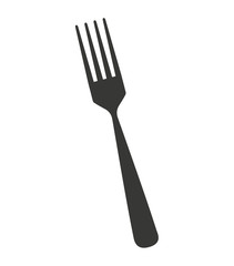 fork tool cutlery silhouette icon