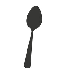 spoon tool cutlery silhouette icon