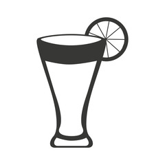 cocktail glass drink beverage silhouette icon