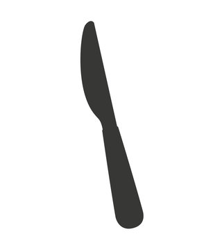 knife tool cutlery silhouette icon