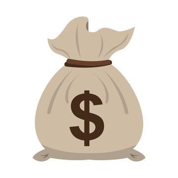 money bag economy icon