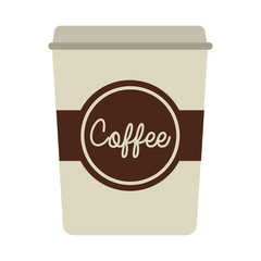 delicious coffee silhouette icon
