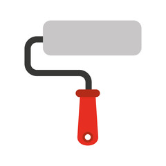 roller tool construction icon