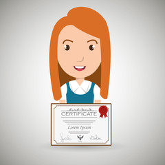 student diploma graduate graphic