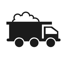 truck vehicle mining industry icon