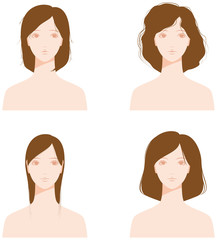 髪の悩み　多い　薄い　枝毛