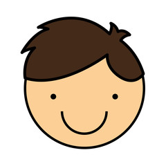 little boy smile icon