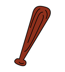 baseball bat isolated icon