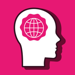 silhouette head world connection