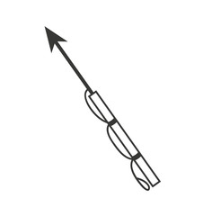 harpoon fishing equipment icon