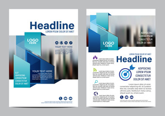 Brochure Layout design template. Annual Report Flyer Leaflet cover Presentation Modern background. illustration vector in A4 size