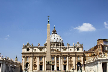 Saint Peter's Basilica in Vatican city Rome