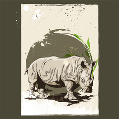 rhinoceros illustration