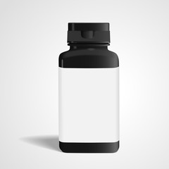 blank medicine bottle