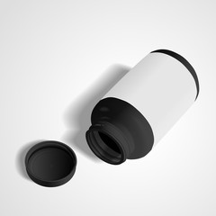 blank medicine bottle