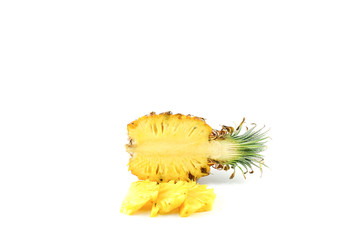 A Pineapple Isolated