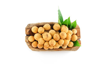 Longkong Isolated, White Background