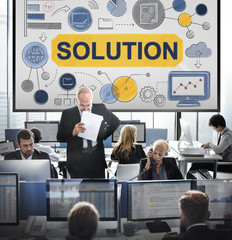 Solution Problem Solving Ideas Strategy Concept