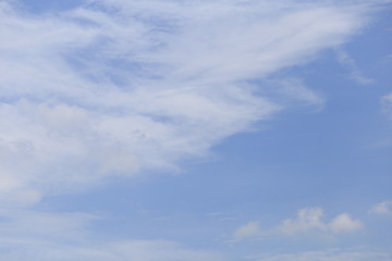 Cloudscape with Sky and Clouds Background