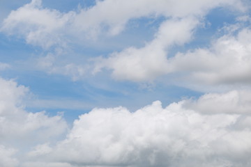 Obraz premium Cloudscape with Sky and Clouds Background