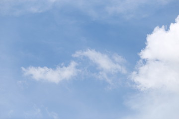 Cloudscape with Sky and Clouds Background