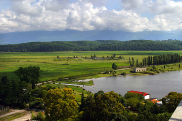 Fototapeta na wymiar in the province of Abkhazia