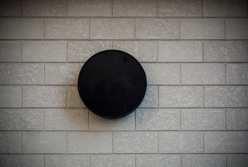 banner in black metal