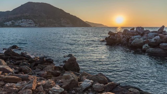 Sunset time lapse at Fodele bay
