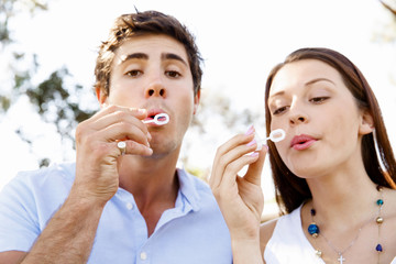 Couple in the park