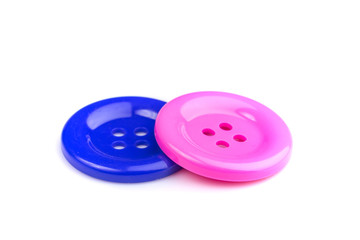 Color button isolated on white background