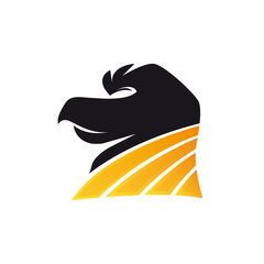 Fototapeta premium Logo Black Hawk