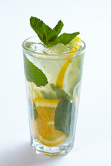 summer lemonade isolated